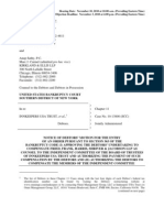 Hearing Date: November 10, 2010 at 10:00 A.M. (Prevailing Eastern Time) Objection Deadline: November 3, 2010 at 4:00 P.M. (Prevailing Eastern Time)