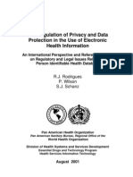 The Regulation of Privacy and Data Protection in The Use of Electronic Health Information