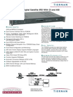 IDC Tiernan TDR 3000 Receiver Brochure