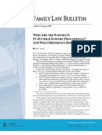 Who Are The Parties in Iv-D Child Support Proceedings and What Difference Does It Make?