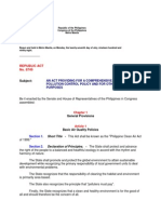 RA 8749 - Clean Air Act of 1999 (Philippines)