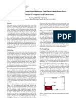 Simulation of The Dam Break Problem and Impact Flows Using A Navier-Stokes Solver