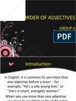 Order of Adjectives