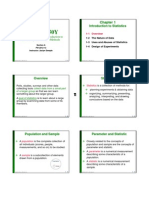 Statistics Lecture 1 Notes