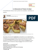 Cinnamon Buns Recipe - Dan Lepard - Life and Style - The Guardian