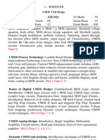 VTU - MTECH - VLSI Design& Embedded Systems Syllabus - Revised