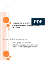 Long Form Audit Report