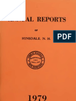 Annual Report Town of Hinsdale New Hampshire 1979