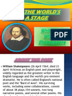 All The Worlds' A Stage Presentation - William Shakespeare