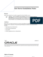 Oracle Workflow Server Installation Notes (Part No. A90185-01) (Release 2.6.1) (2001)