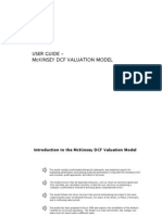 McKinsey DCF Valuation 2005 User Guide