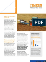 Timken #1 in Comparison Test:: Tapered Roller Bearings Commonly Used in Agricultural-Type Equipment