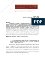 Autobiografía y Testimonio en La Escritura de Derrida