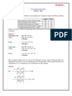 FM Paper Solution (2012)