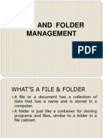 Working With Files and Folder