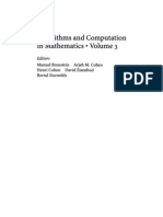 Algorithms and Computation in Mathematics - Volume 3: Editors