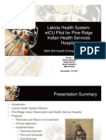 Group 1 Lakota Health System Eicu Pilot