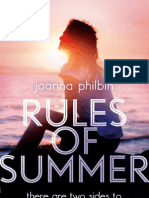 Rules of Summer by Joanna Philbin, Chapter One