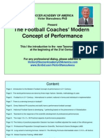 Football Coaches Modern Concept of Performance