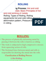 Rolling: Metal Working Process