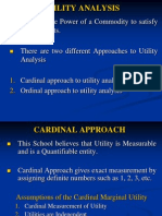 Utility Analysis