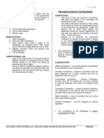 Constitutional Law 2: Political Law The Constitution of The Philippines Constitution