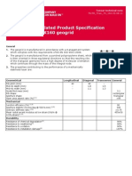 Performance-Related Product Specification Tensar Triax Tx160 Geogrid