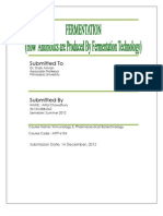 Fermentation - How Antibiotics Are Produced by Fermentation Technology