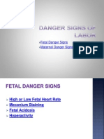 Danger Signs of Labor