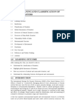 Unit 1 Meaning and Classification of Disasters: 1.0 Learning Outcome