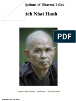 Transcriptions of Dharma Talks of Master Thich Nhat Hanh