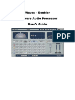 Waves - Doubler Software Audio Processor User's Guide