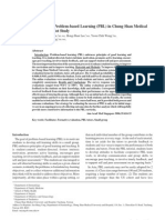 An Online Evaluation of Problem-Based Learning (PBL) in Chung Shan Medical University, Taiwan - A Pilot Study