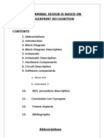 ATM Terminal Design Based On Figure Print Recognition Docu