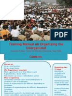 Training Manual On Organizing The Unorganised