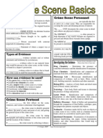 Crimescene Basics Worksheet 1