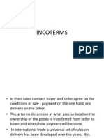 Incoterms Combined