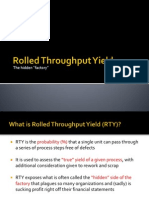 Rolled Throughput Yield (Training)