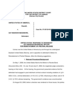 07-20124-02 Lanny D. Welch's RESPONSE TO DEFENDANT GUY MADISON NEIGHBORS' MOTION FOR REINSTATEMENT OF PRETRIAL RELEASE