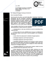 Proposed Mortgage Foreclosure Procedures and Investigative Reports by David L. Lowery, Regarding Fraudulent Forged Notes and Assignments in Illinois