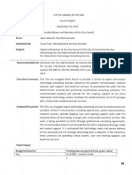 Authorize The City Administrator To Amend Existing Contracts With Mark Alcock 09-10-13