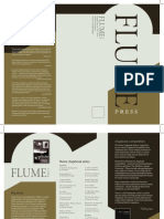 Flume Press at CSU, Chico Brochure 