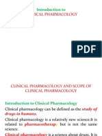 Clinical Pharmacology Introduction