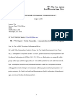 ELC FERC Ron Binz FOIA Request