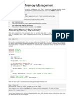 C - Memory Management