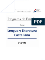 9° Lengua y Literatura Castellana 9° 02 - 12