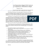 CFPHR Whistleblower Letter 25 SEP 2008