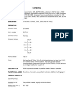 D-Glucitol (420i) Dextrose Monohydrate