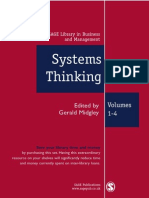 Systems Thinking: Volumes 1-4