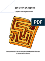 Michigan Court of Appeals Appellant Manual